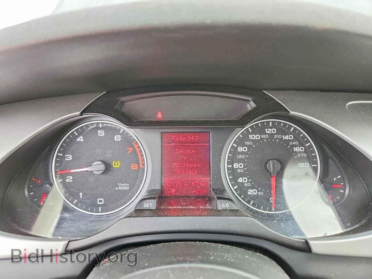 2012 AUDI A4 - VIN: WAUFFAFL3CN018173 - Фото 9