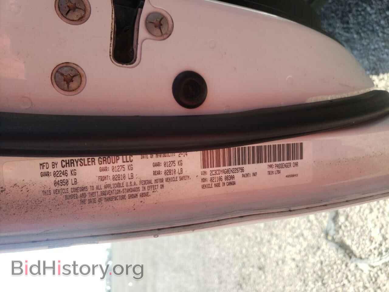 2014 DODGE CHALLENGER - VIN: 2C3CDYAG0EH229796 - Photo 10
