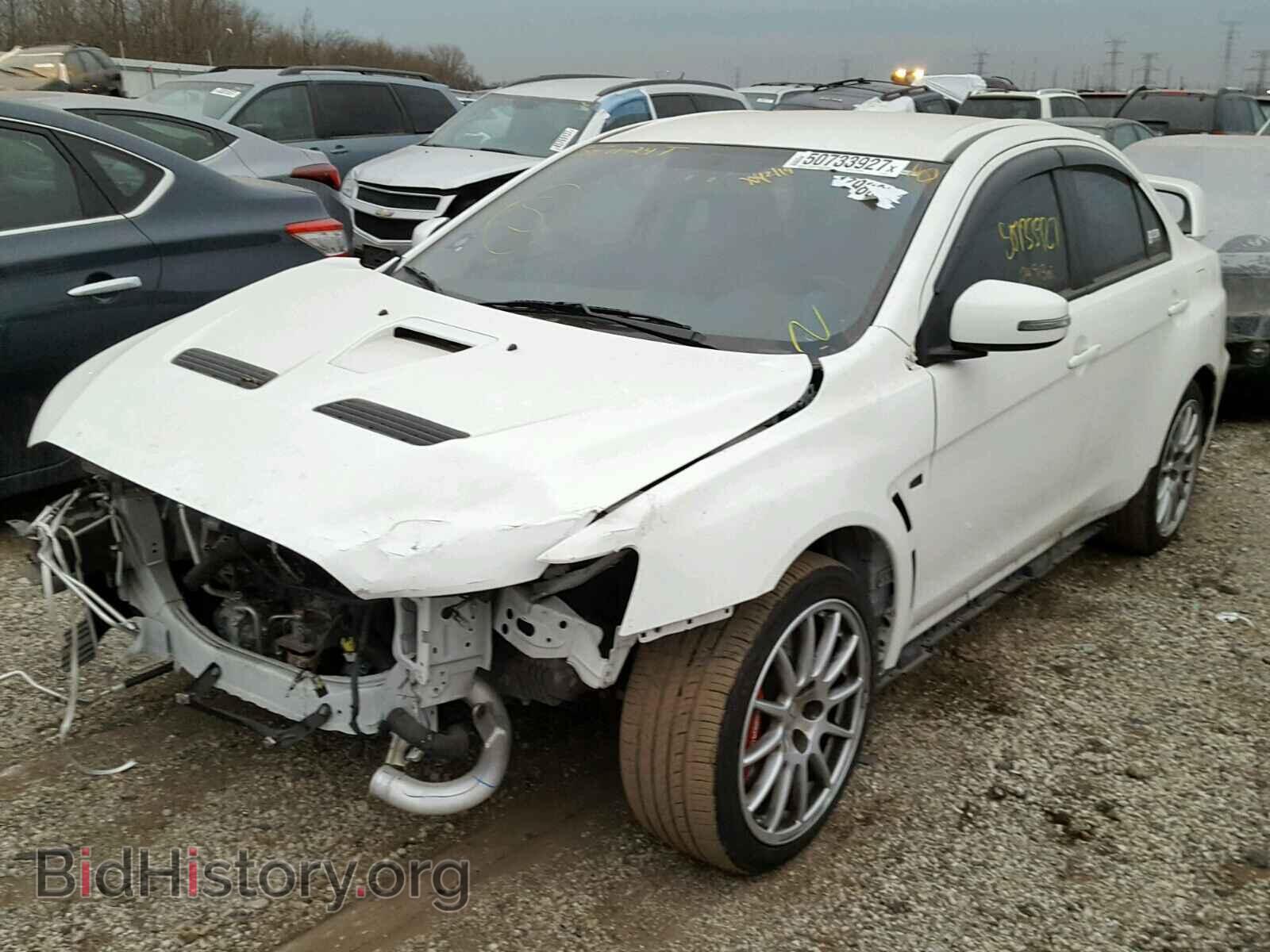 2015 MITSUBISHI EVO - VIN: JA32W8FV2FU016578 - Фото 2
