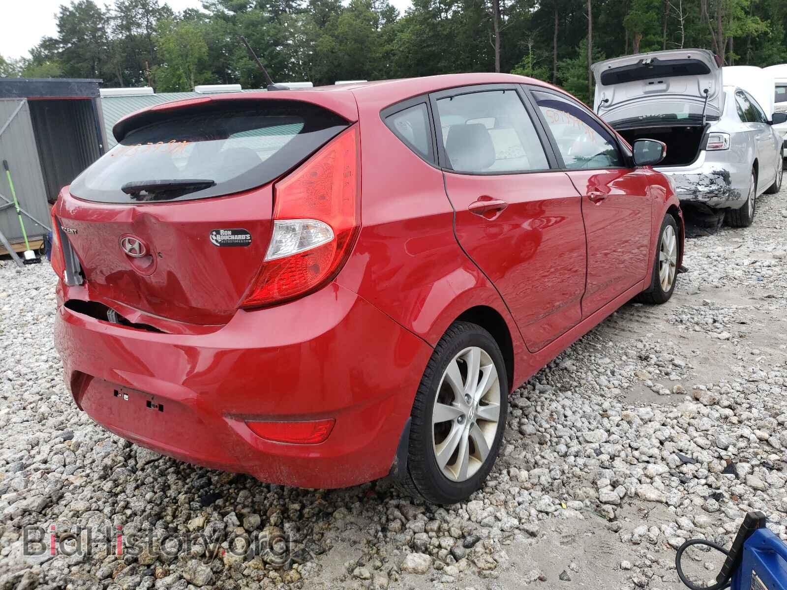 2013 HYUNDAI ACCENT - VIN: KMHCU5AE6DU134739 - Фото 4