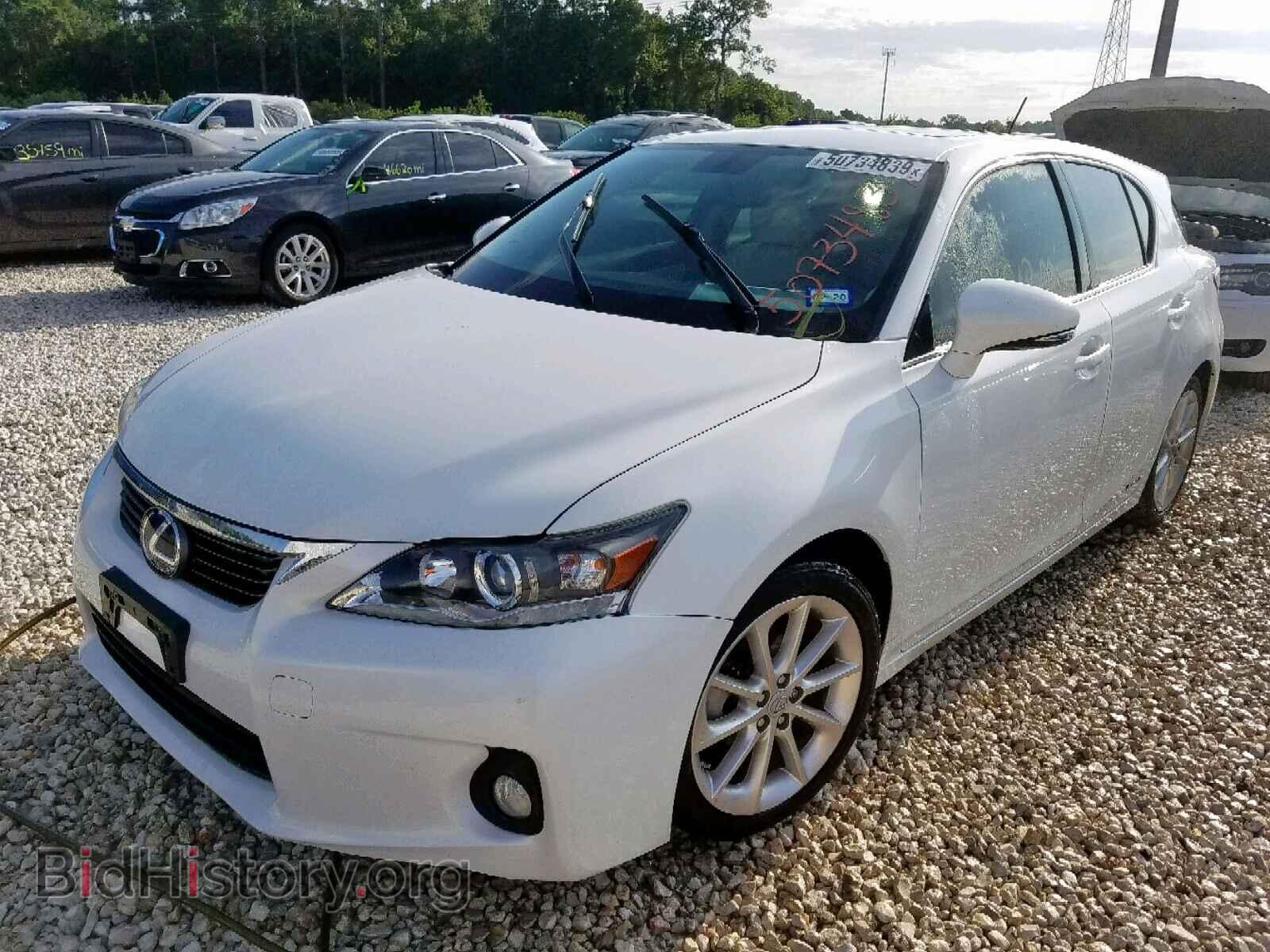 2012 LEXUS CT 200 - VIN: JTHKD5BH6C2074608 - Фото 2