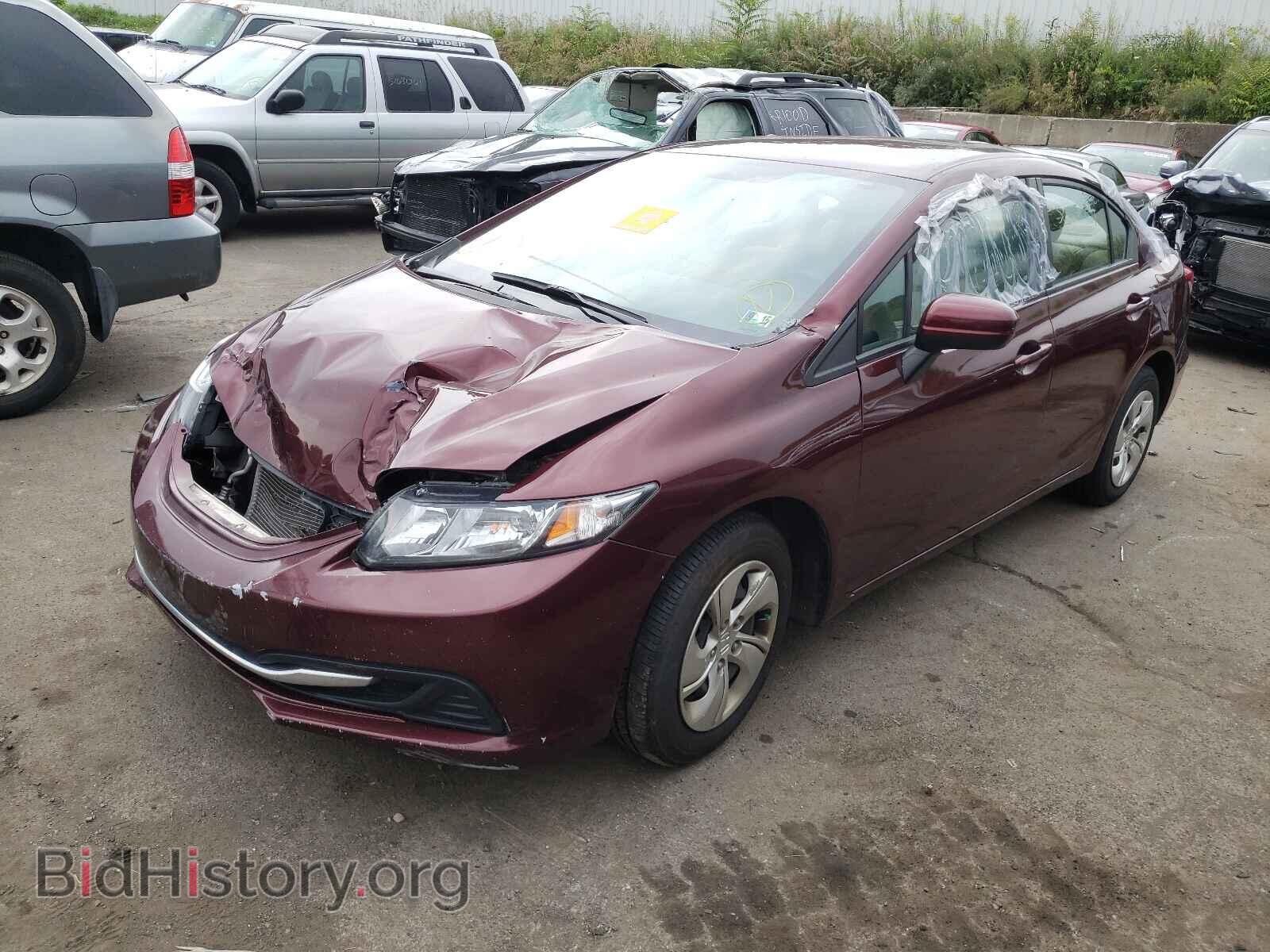 2014 HONDA CIVIC - VIN: 19XFB2E52EE072109 - Фото 2