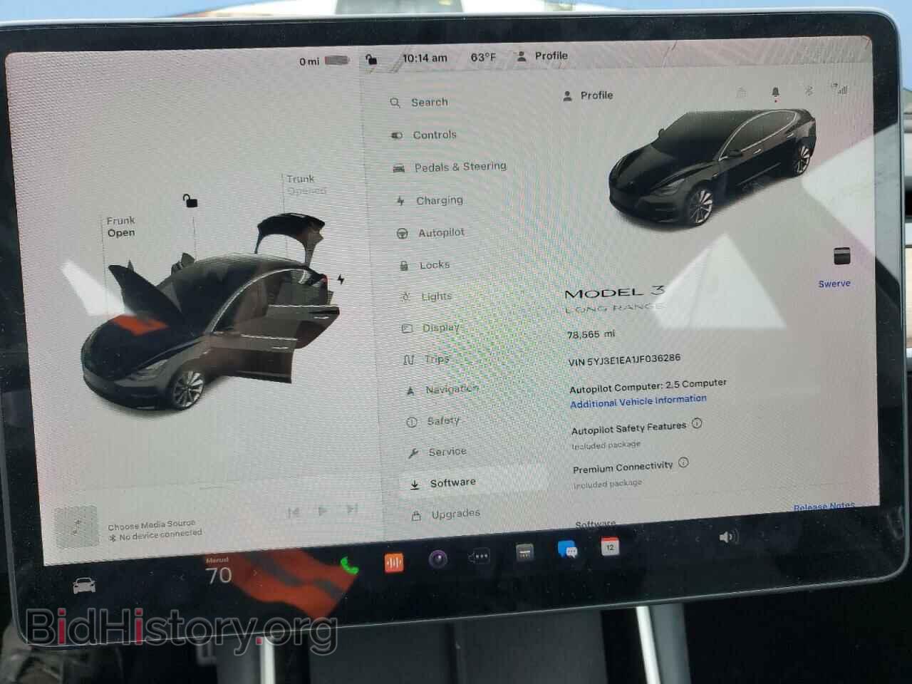 2018 TESLA MODEL 3 - VIN: 5YJ3E1EA1JF036286 - Фото 9