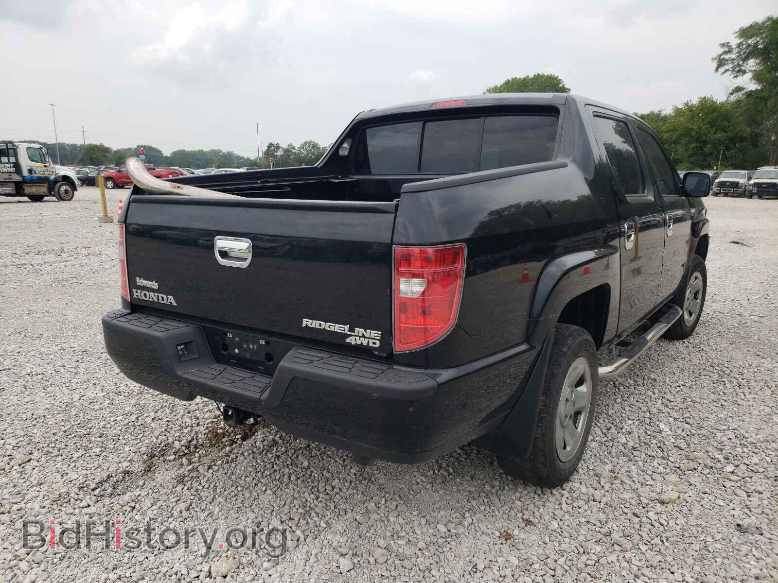 2009 HONDA RIDGELINE - VIN: 5FPYK16269B100332 - Фото 4