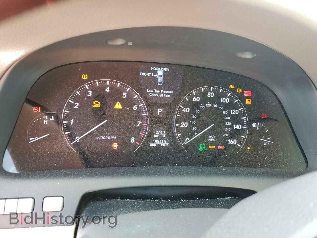 2010 LEXUS LS460 - VIN: JTHBL5EFXA5098824 - Фото 9