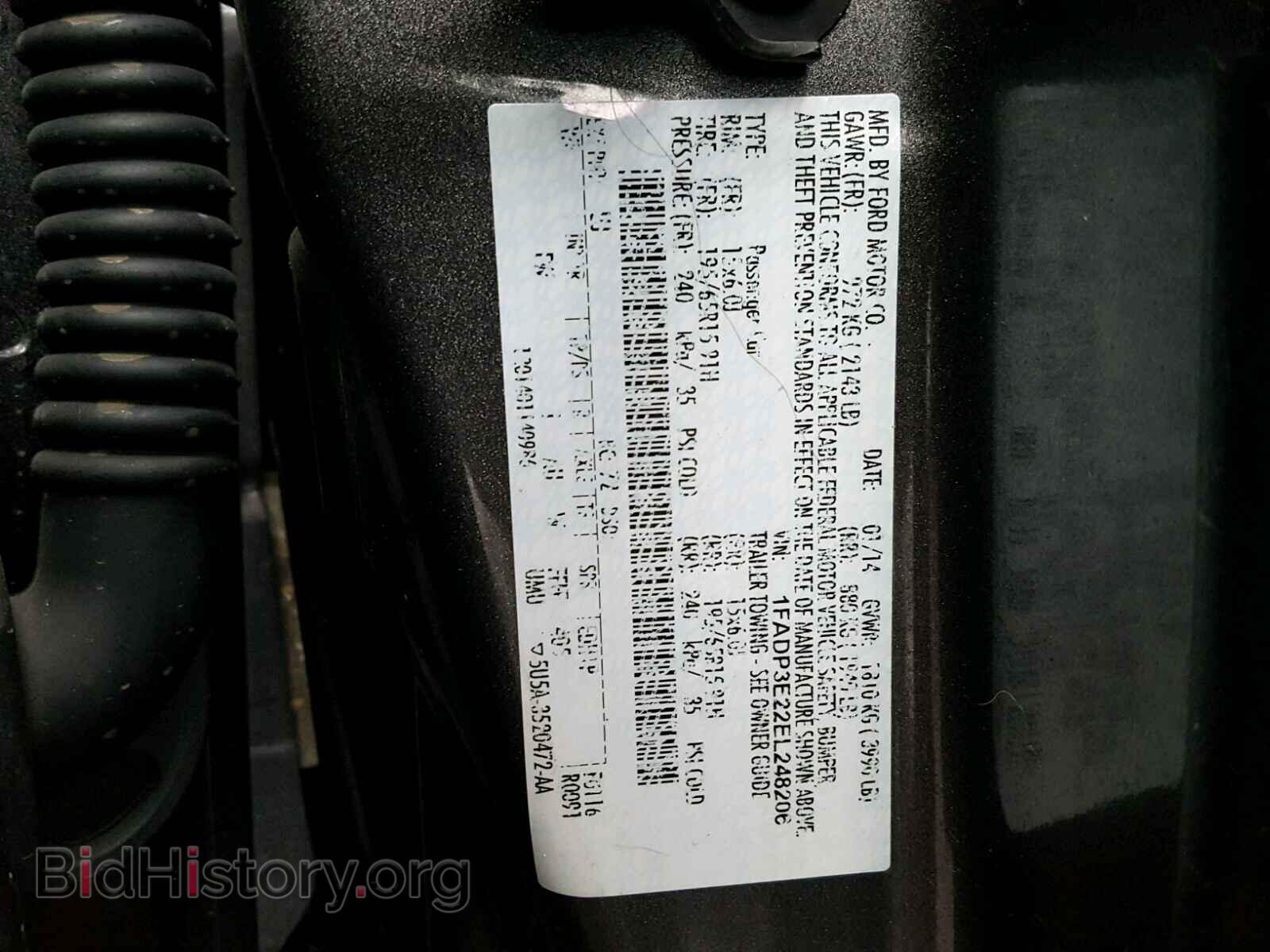 2014 FORD FOCUS - VIN: 1FADP3E22EL248206 - Photo 10