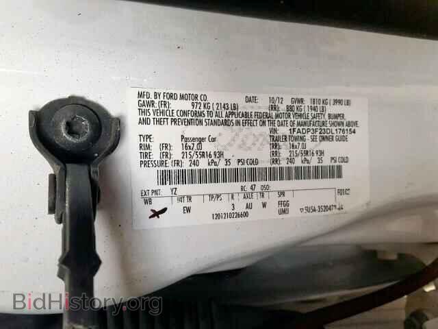 2013 FORD FOCUS SE - VIN: 1FADP3F23DL176154 - Фото 10