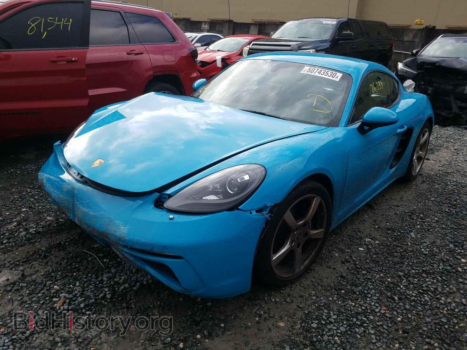 2017 PORSCHE CAYMAN - VIN: WP0AA2A84HS270219 - Фото 2