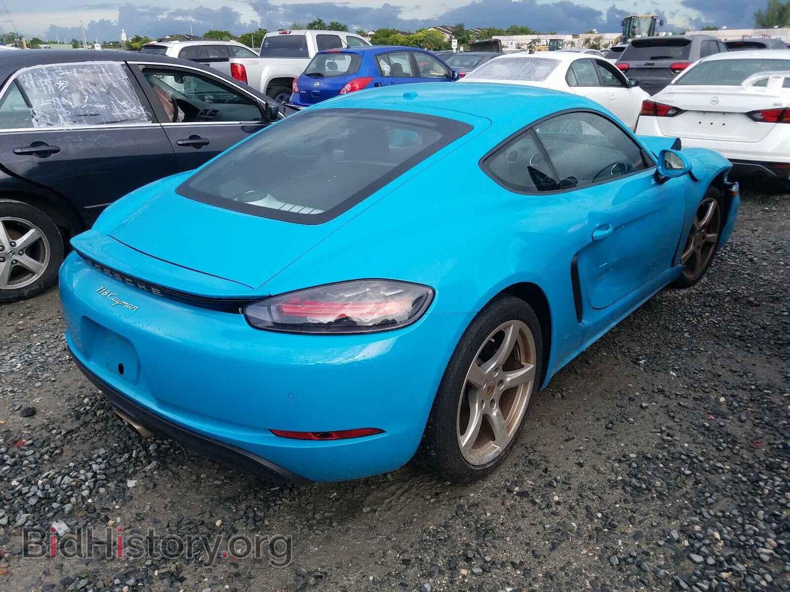 2017 PORSCHE CAYMAN - VIN: WP0AA2A84HS270219 - Фото 4