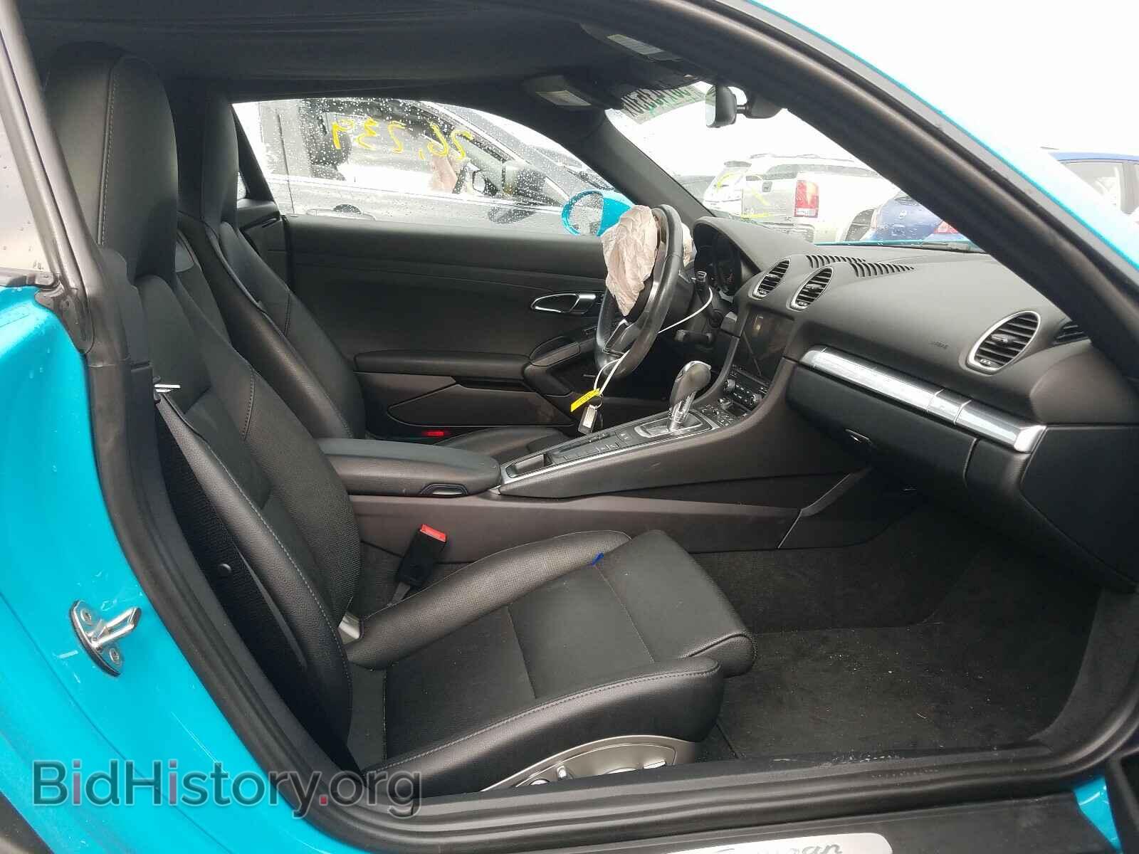 2017 PORSCHE CAYMAN - VIN: WP0AA2A84HS270219 - Фото 5