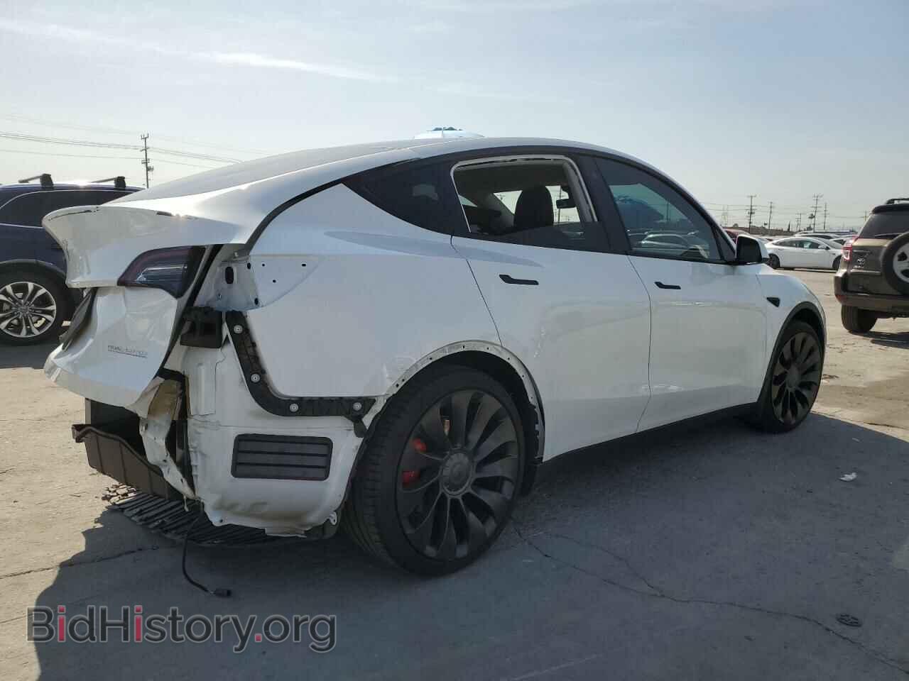 2022 TESLA MODEL Y - VIN: 7SAYGDEF5NF456543 - Фото 3