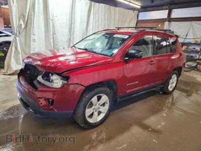 2014 Jeep COMPASS Sport, red — VIN 1C4NJDBB8ED808699, Copart