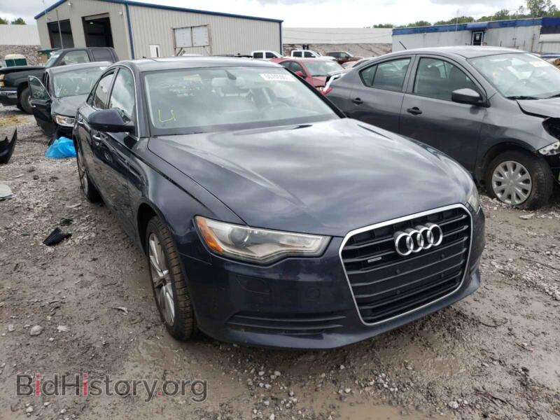 2013 Audi A6 A6 Premium (VIN WAUGFAFC1DN024088) — фото 1 из 10, Copart, повреждение: задняя часть