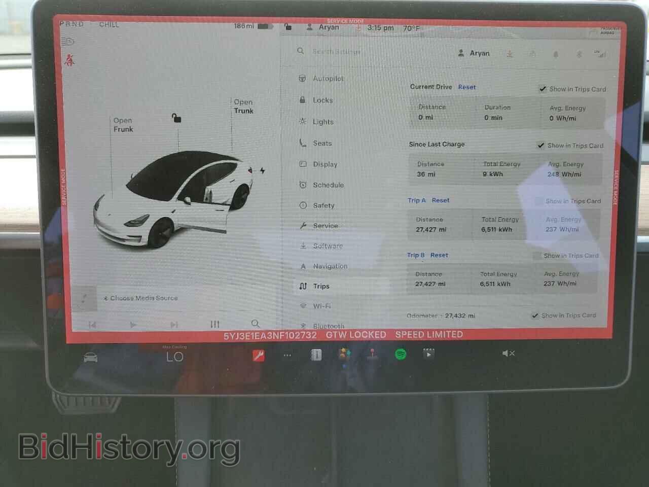 2022 TESLA MODEL 3 - VIN: 5YJ3E1EA3NF102732 - Photo 9
