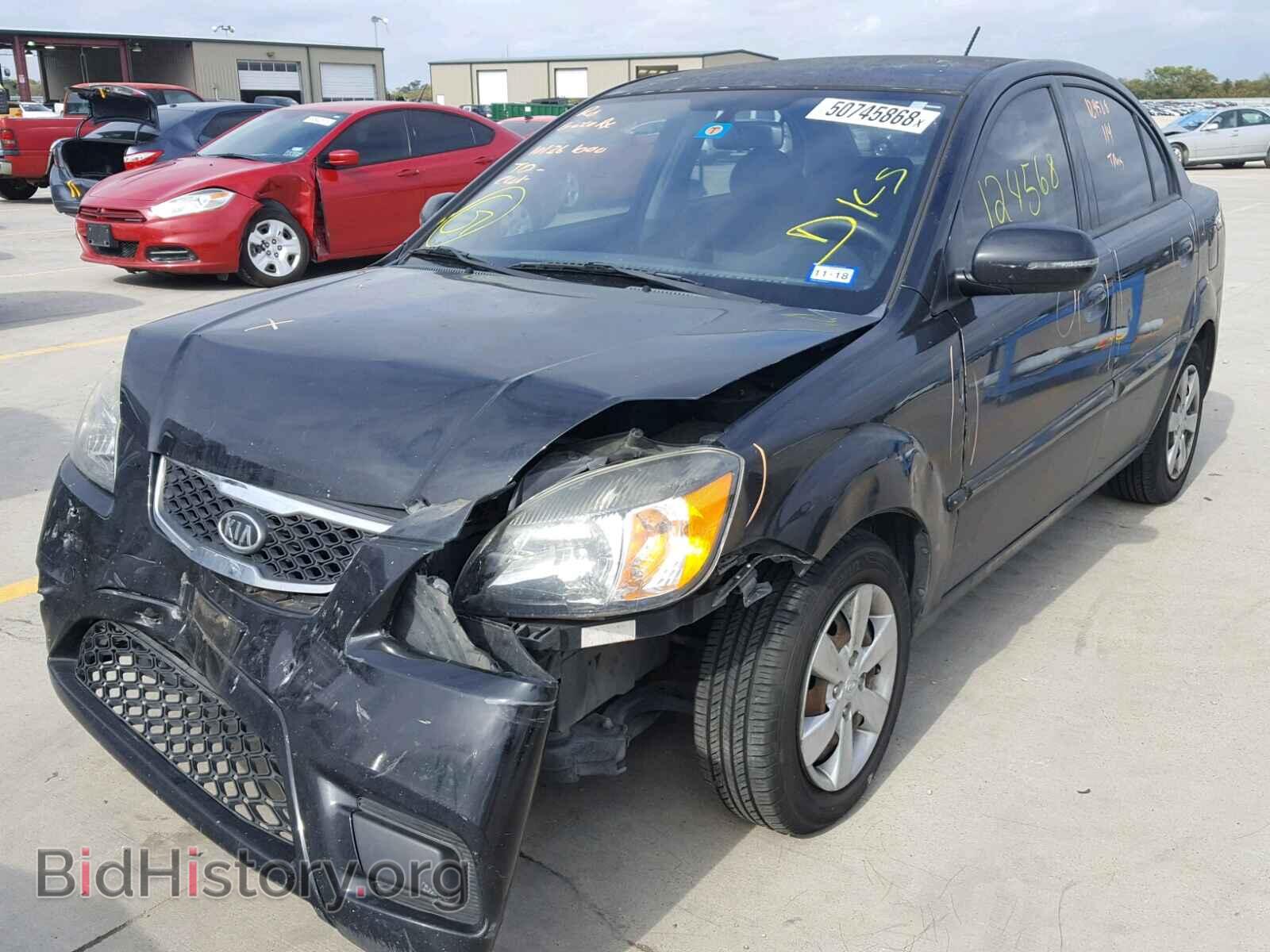 2011 KIA RIO BASE - VIN: KNADH4A33B6913830 - Фото 2