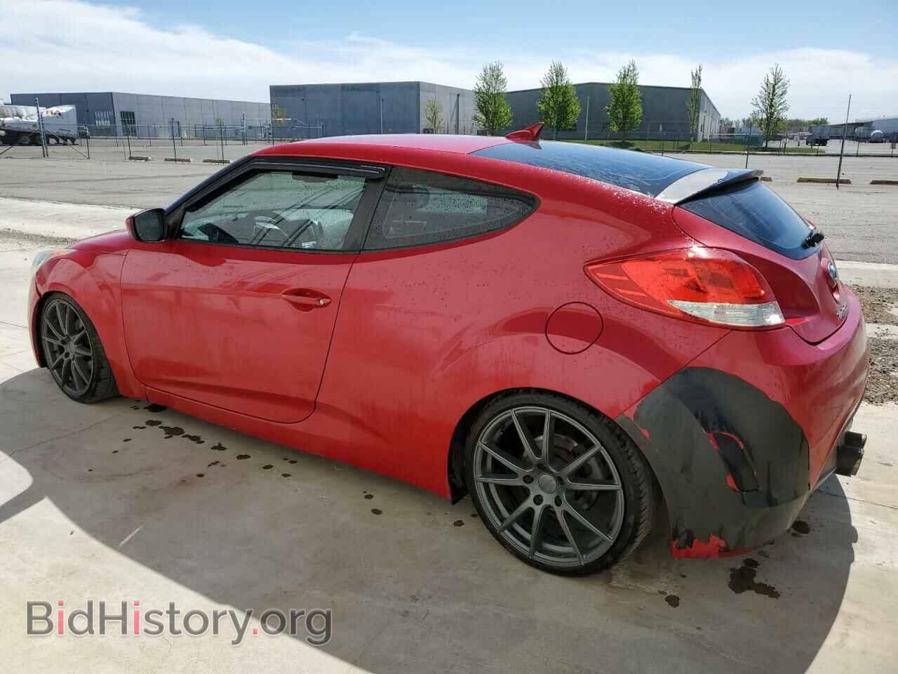 2012 HYUNDAI VELOSTER - VIN: KMHTC6AD9CU074390 - Фото 2