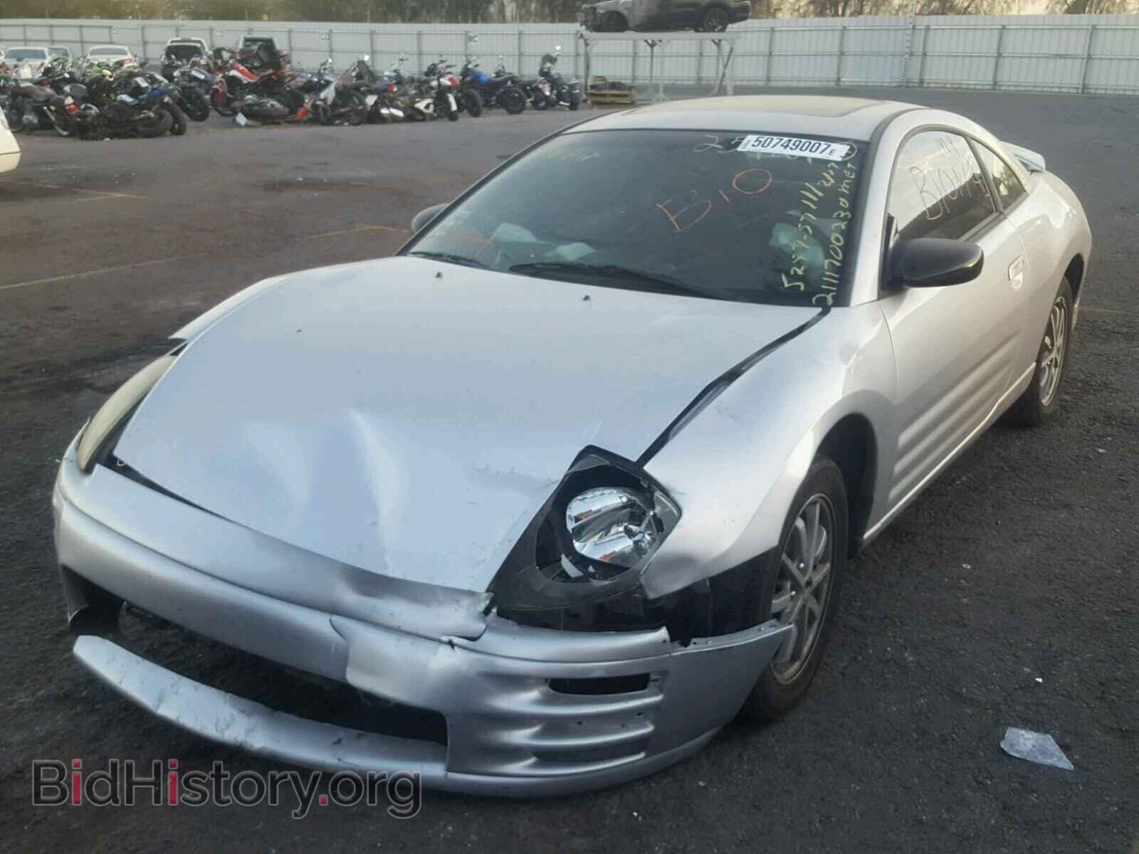 2002 MITSUBISHI ECLIPSE - VIN: 4A3AC44G92E060601 - Фото 2