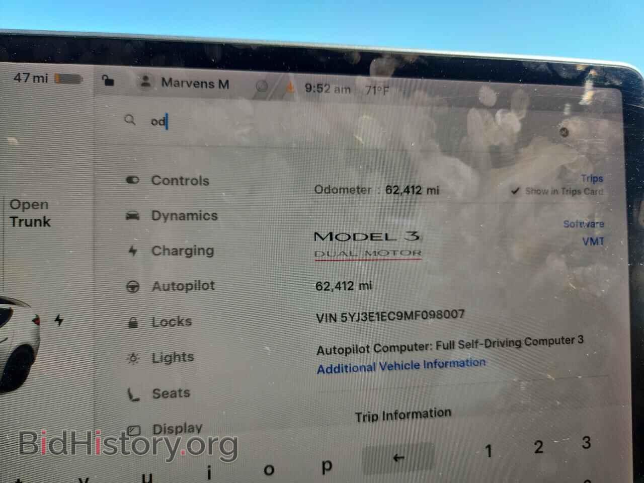 2021 TESLA MODEL 3 - VIN: 5YJ3E1EC9MF098007 - Photo 9