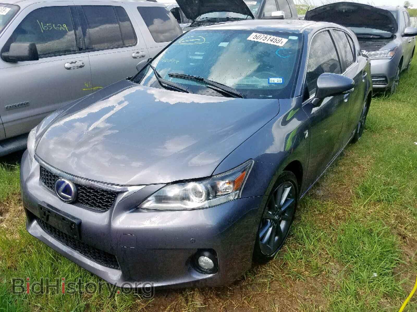2013 LEXUS CT 200 - VIN: JTHKD5BH3D2134376 - Фото 2