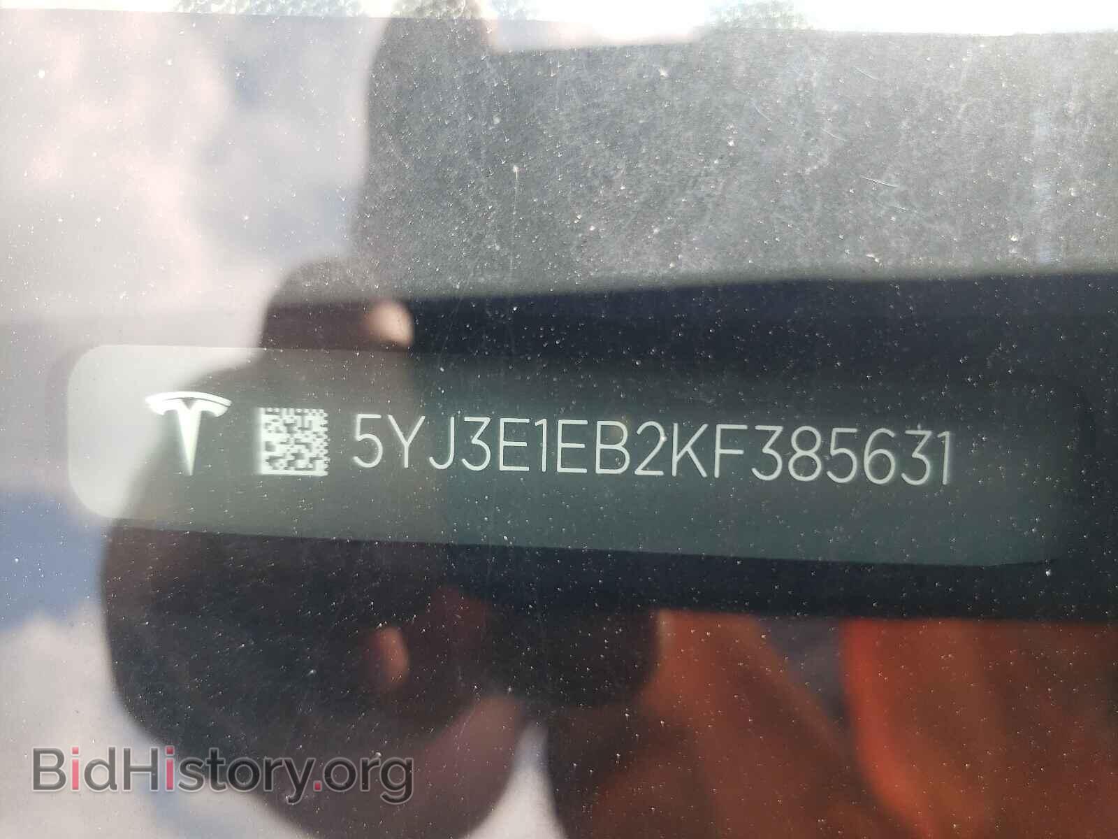 2019 TESLA MODEL 3 - VIN: 5YJ3E1EB2KF385631 - Photo 10