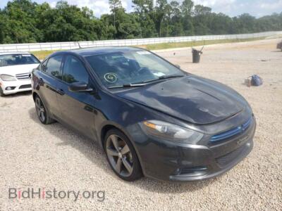 2015 Dodge DART Dart GT, черный — VIN 1C3CDFEB6FD414582, Copart