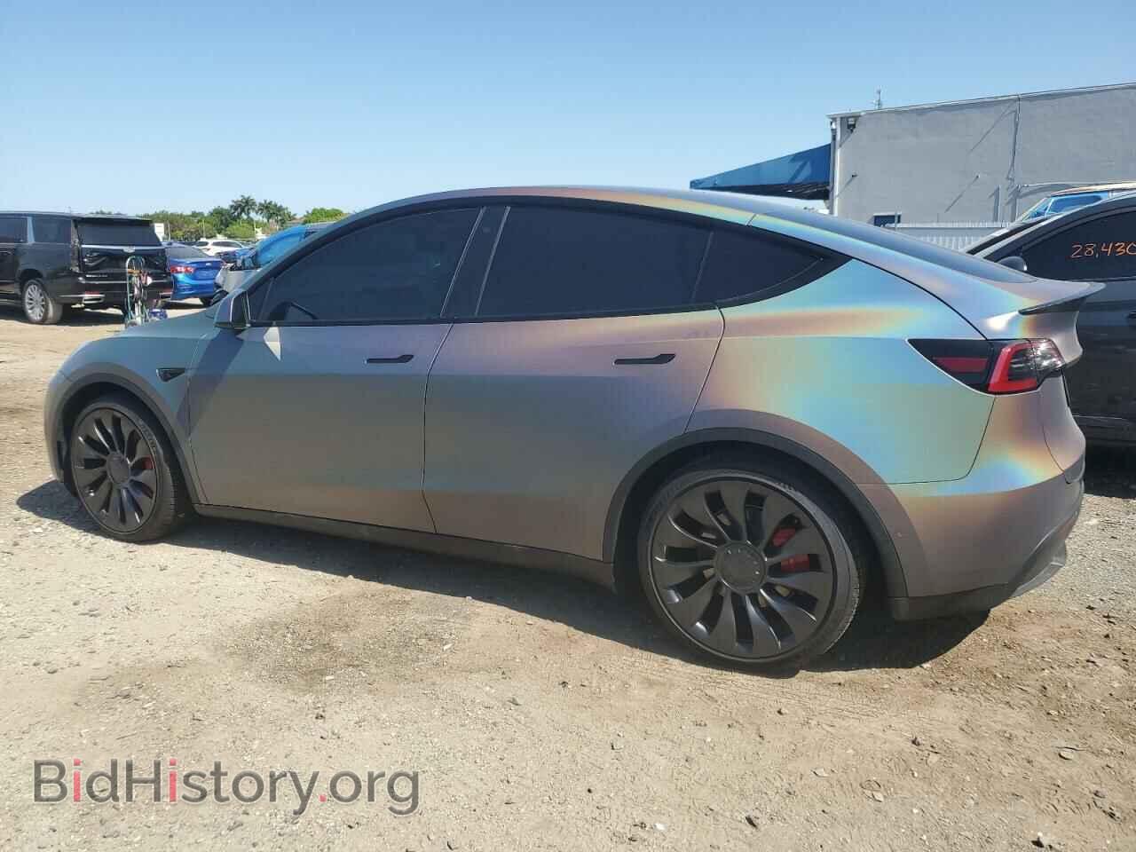 2022 TESLA MODEL Y - VIN: 7SAYGDEF4NF563485 - Фото 2