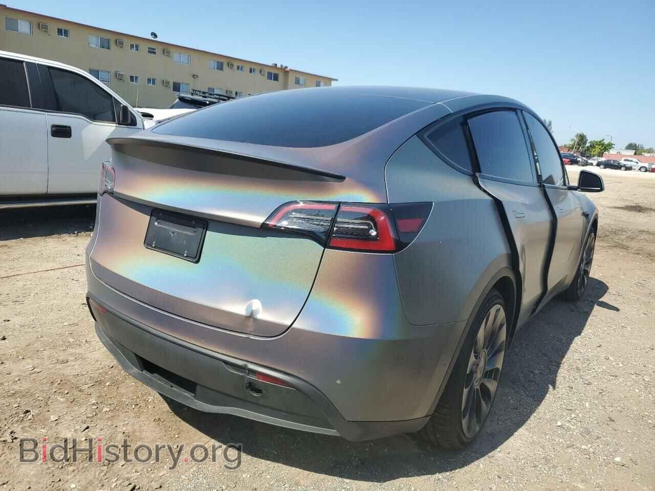 2022 TESLA MODEL Y - VIN: 7SAYGDEF4NF563485 - Фото 3