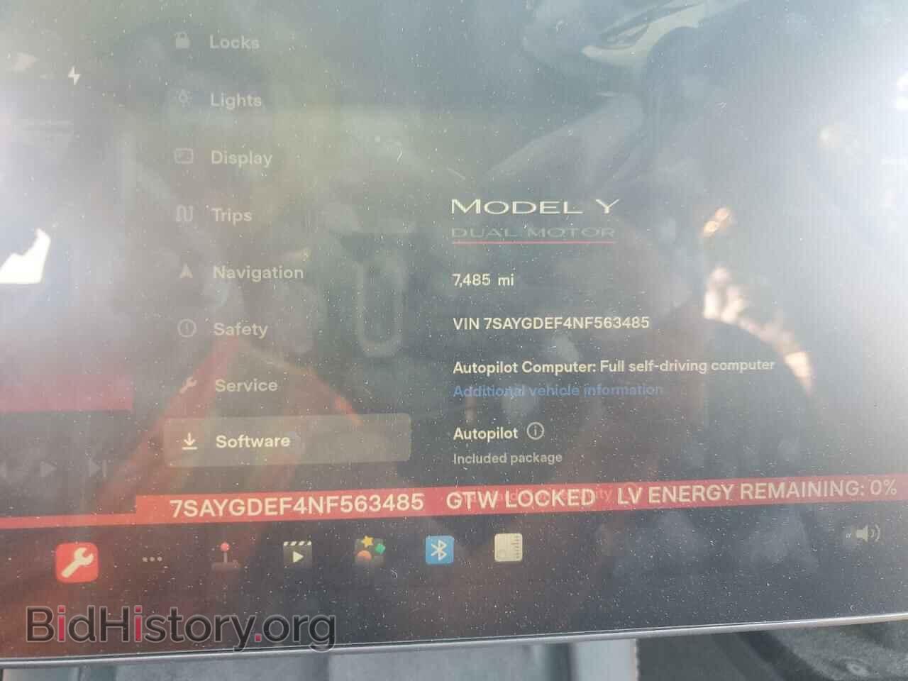 2022 TESLA MODEL Y - VIN: 7SAYGDEF4NF563485 - Фото 9
