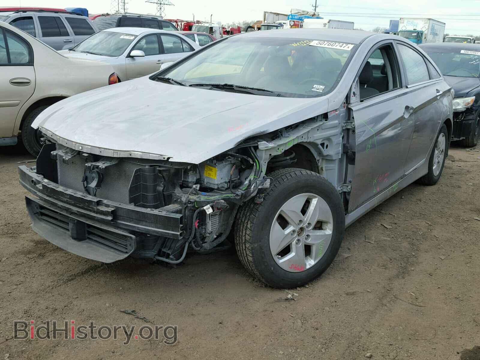 2012 HYUNDAI SONATA - VIN: KMHEC4A49CA023891 - Фото 2