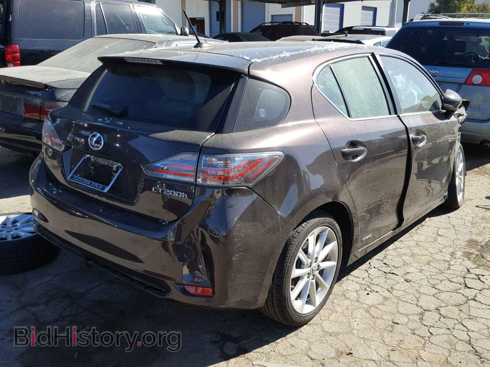 2013 LEXUS CT 200 - VIN: JTHKD5BHXD2136741 - Фото 4