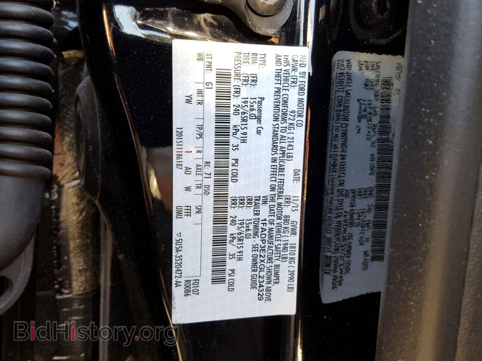 2016 FORD FOCUS - VIN: 1FADP3E2XGL234329 - Photo 10