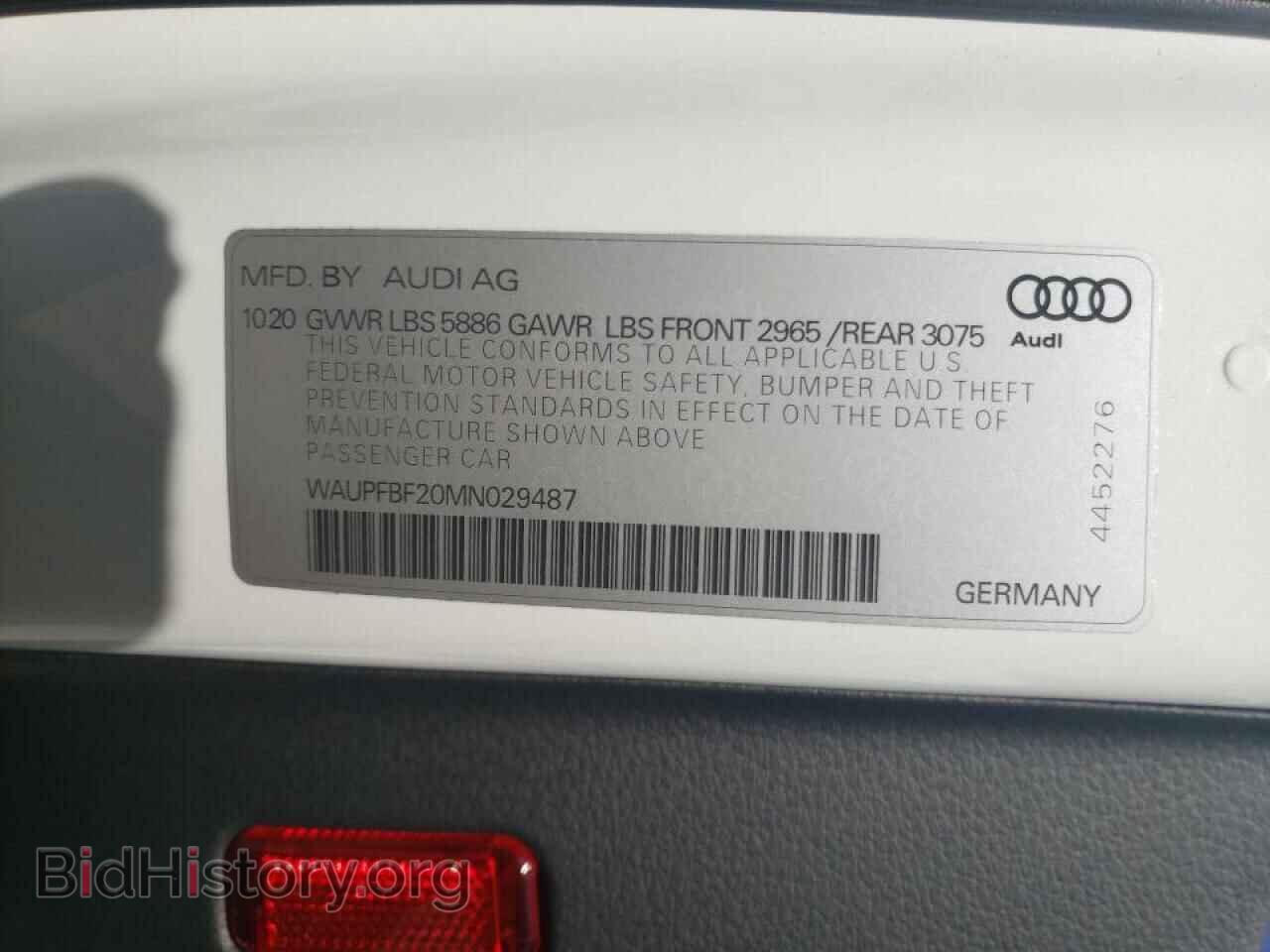 2021 AUDI S7/RS7 - VIN: WAUPFBF20MN029487 - Фото 12