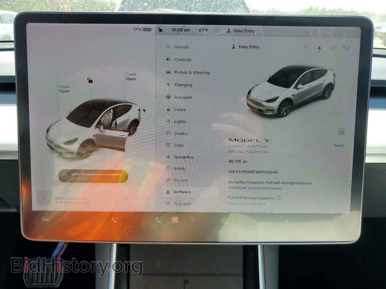 2021 TESLA MODEL Y - VIN: 5YJYGDEE3MF090049 - Photo 9