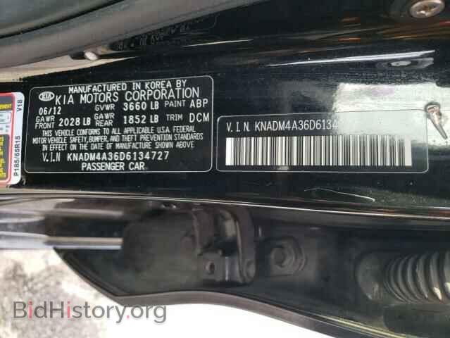2013 KIA RIO - VIN: KNADM4A36D6134727 - Фото 13