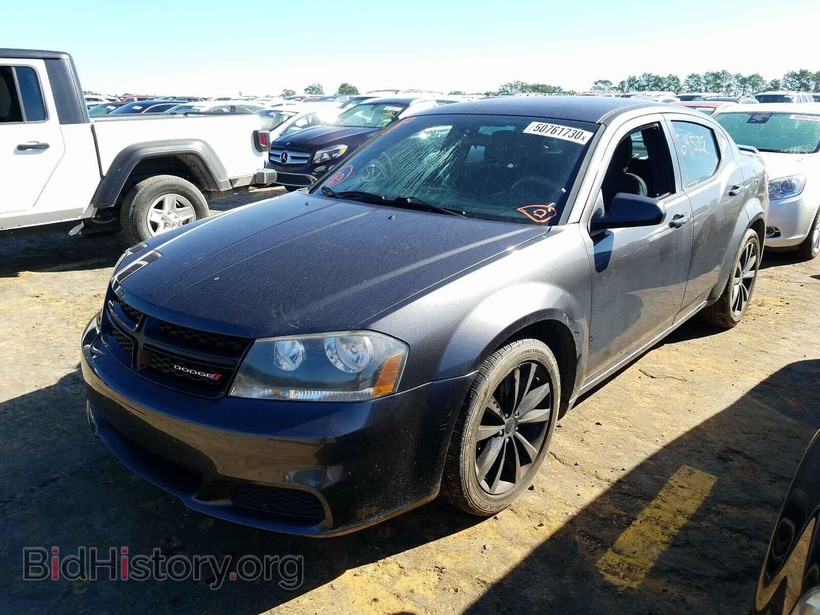 2014 DODGE AVENGER - VIN: 1C3CDZAB8EN237663 - Фото 2
