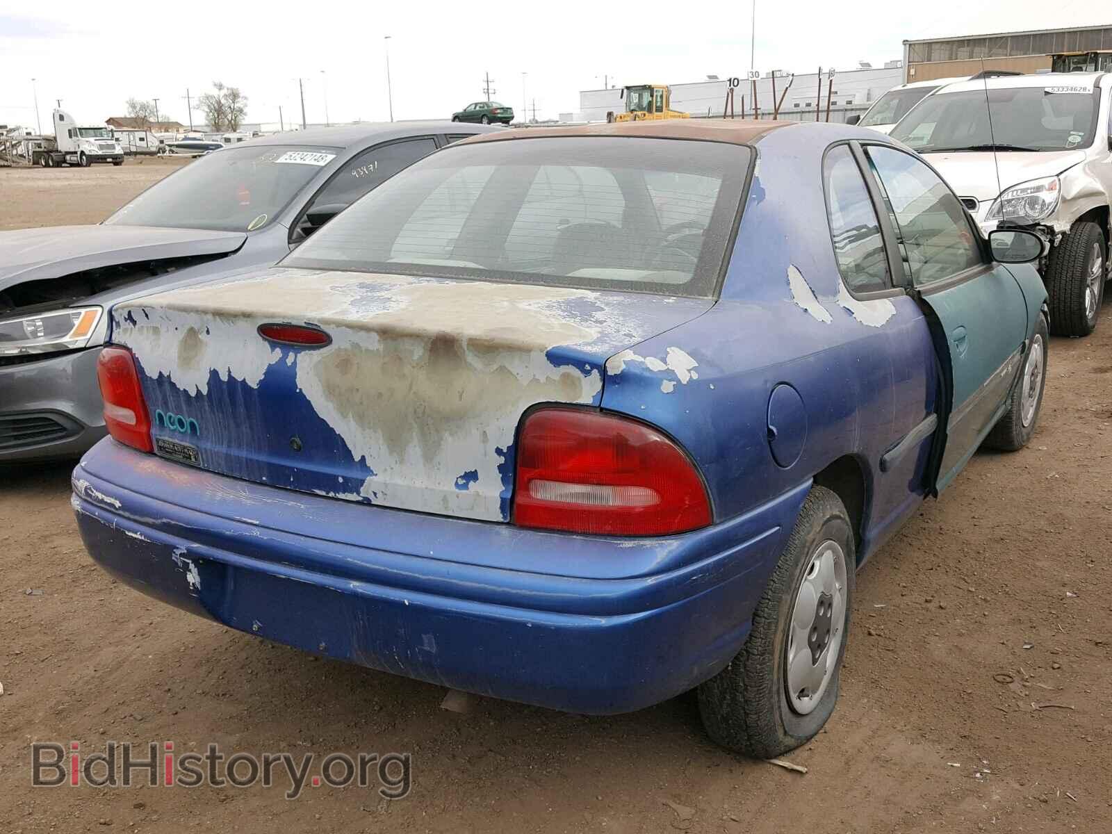 1995 DODGE NEON - VIN: 1B3ES42CXSD328263 - Фото 4