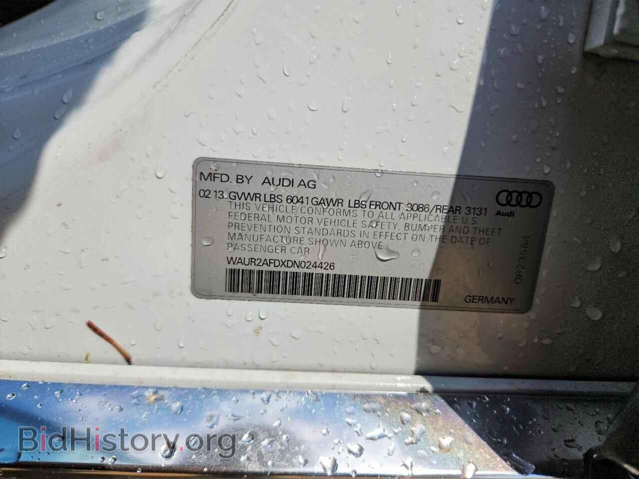 2013 AUDI A8 - VIN: WAUR2AFDXDN024426 - Фото 12