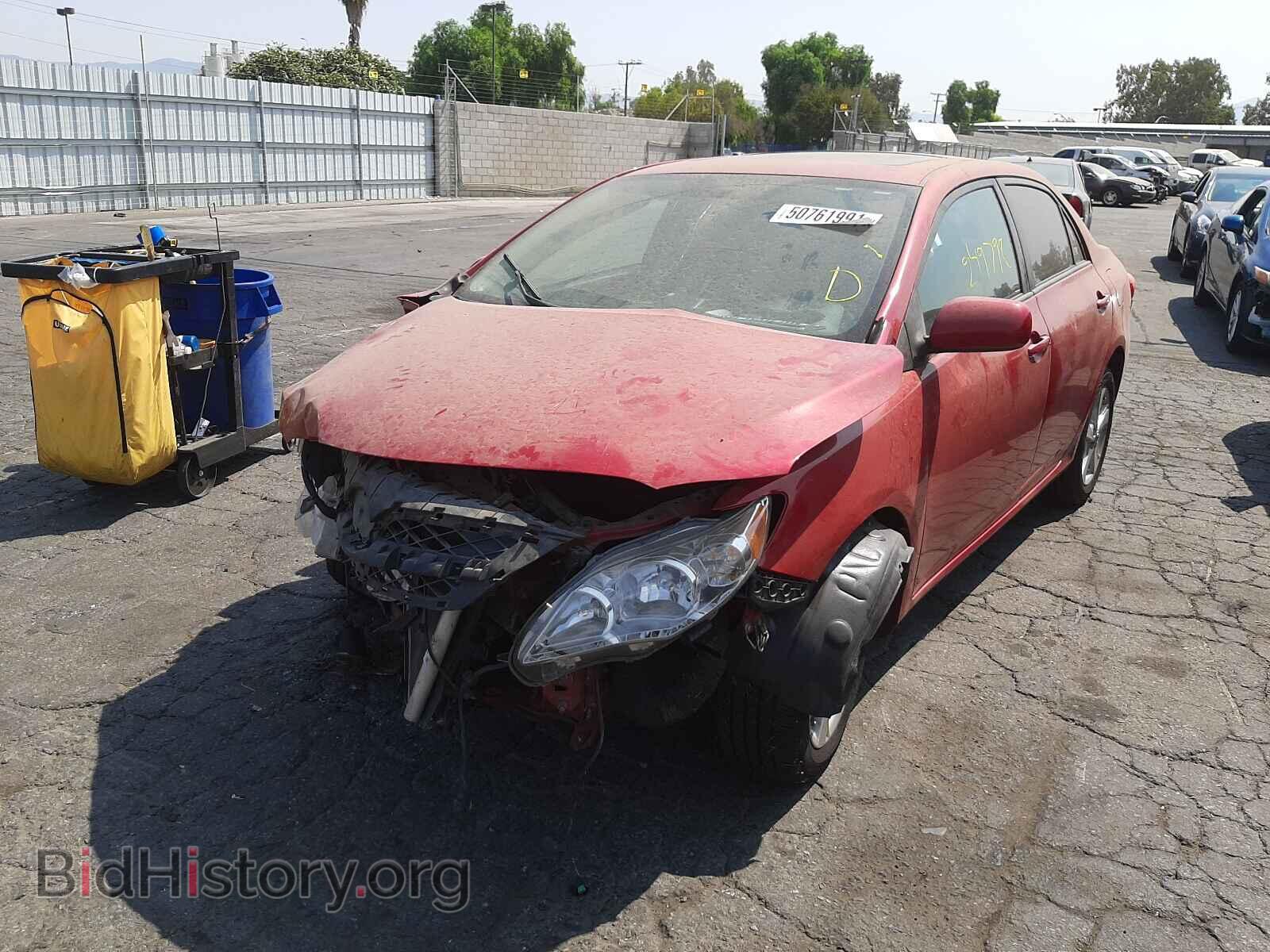2012 TOYOTA COROLLA - VIN: 2T1BU4EE4CC913749 - Фото 2