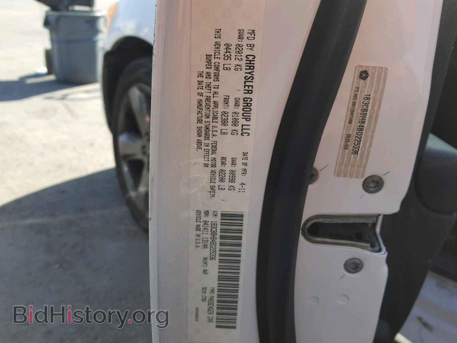 2011 DODGE CALIBER - VIN: 1B3CB8HB4BD225336 - Photo 10
