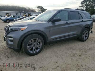 2022 Ford EXPLORER XLT, gray — VIN 1FMSK7DH2NGB14183, Copart
