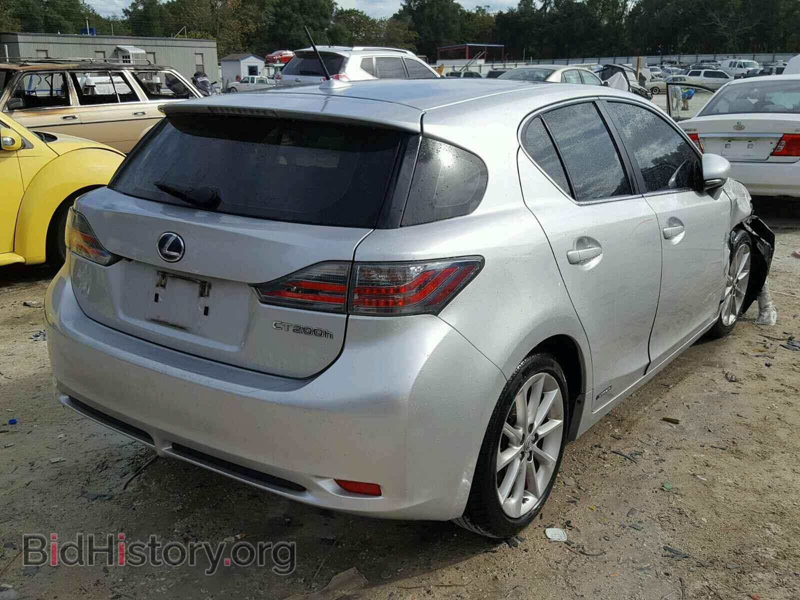2011 LEXUS CT 200 - VIN: JTHKD5BH8B2040913 - Фото 4
