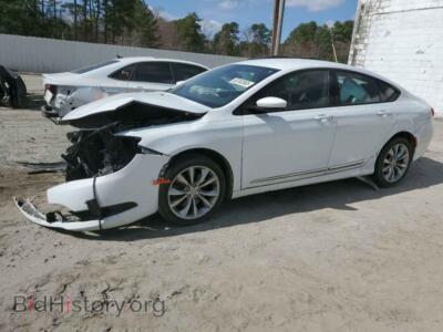 2015 Chrysler 200 S, white — VIN 1C3CCCBG3FN736267, Copart