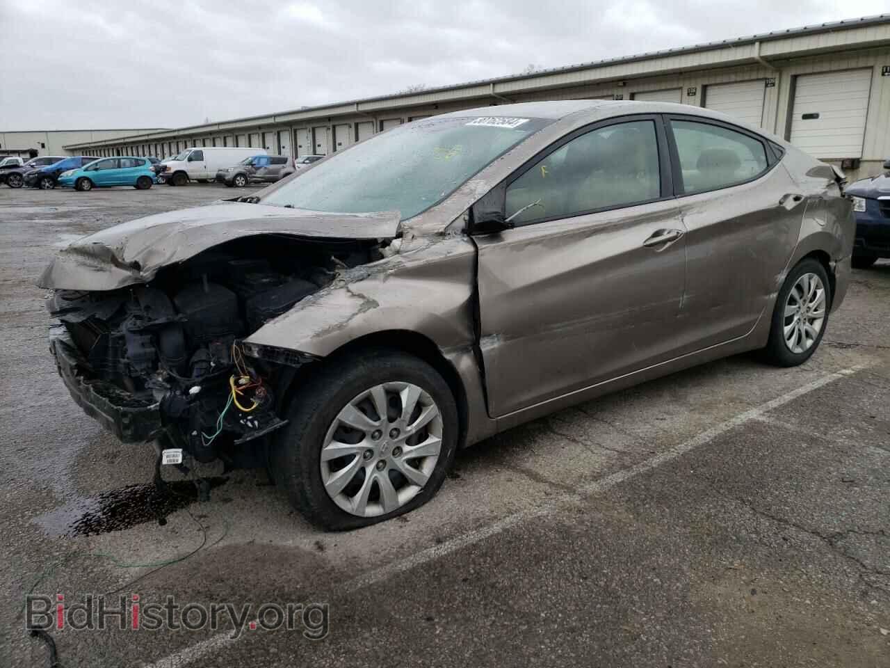 Photo 5NPDH4AEXCH119886 - HYUNDAI ELANTRA 2012