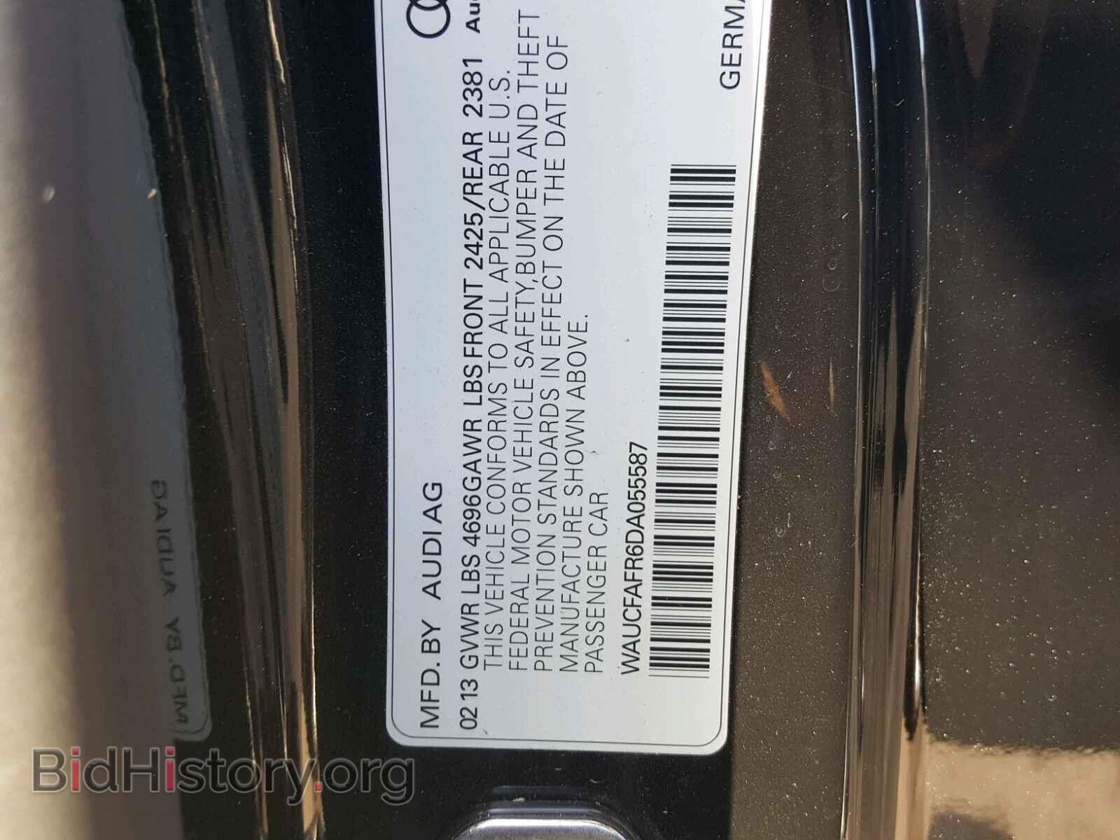 2013 AUDI A5 PREMIUM - VIN: WAUCFAFR6DA055587 - Photo 10