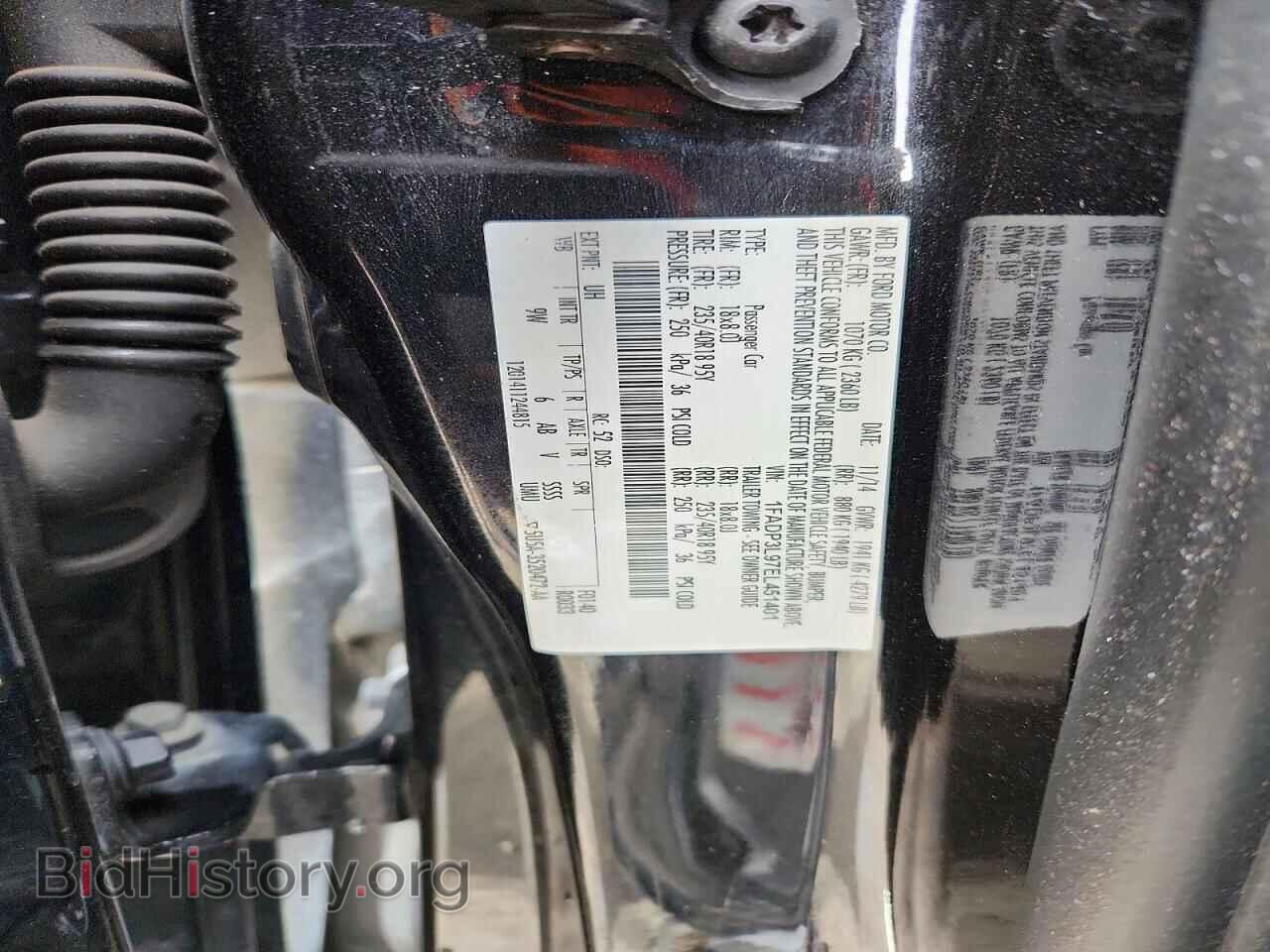 2014 FORD FOCUS - VIN: 1FADP3L97EL451401 - Photo 12