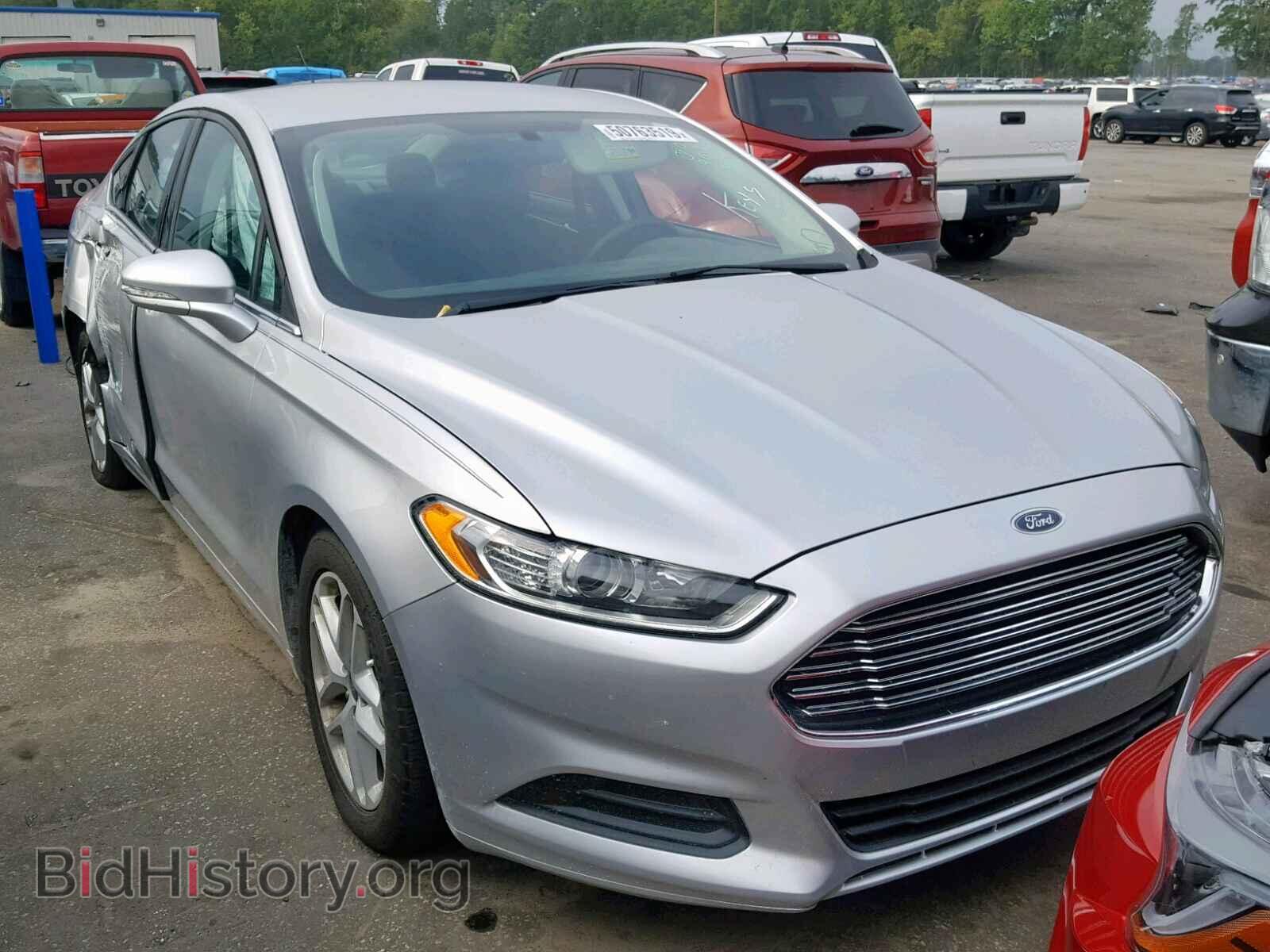 Photo 3FA6P0H74GR139958 - FORD FUSION SE 2016