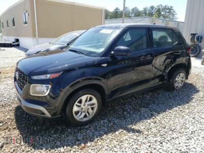 2022 Hyundai VENUE SE, black — VIN KMHRB8A31NU133855, Copart