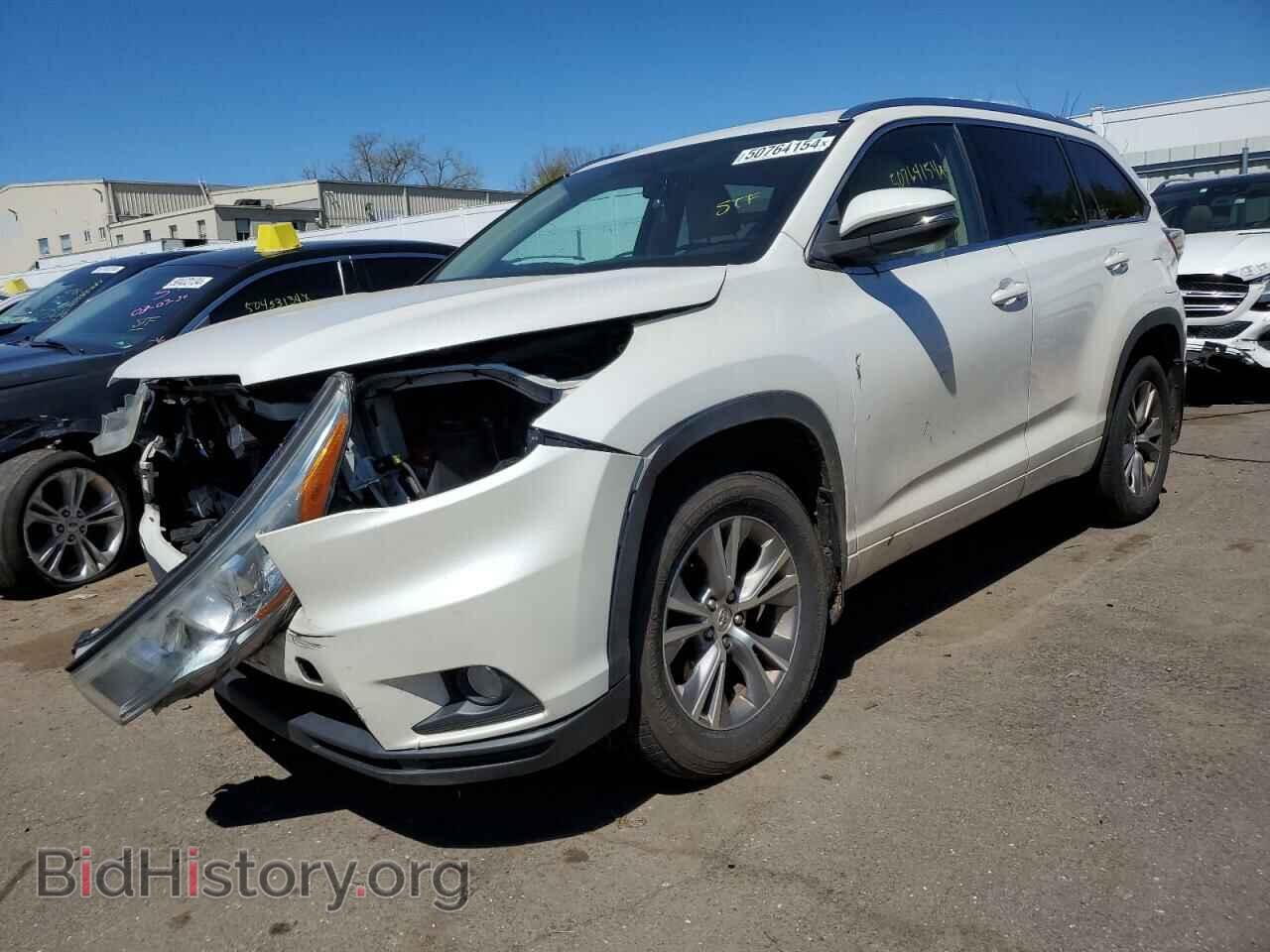 Фотография 5TDJKRFH9FS163347 - TOYOTA HIGHLANDER 2015