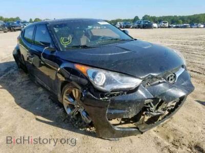 2013 Hyundai VELOSTER, черный — VIN KMHTC6AD0DU154713, Copart