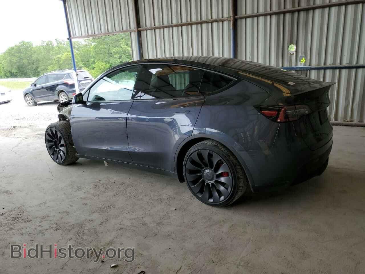 2022 TESLA MODEL Y - VIN: 7SAYGDEF7NF374877 - Фото 2